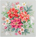Flower Magic.Poinsettia 214-273 Counted Cross-Stitch Kit-3