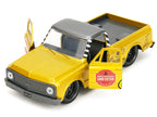 1972 Chevrolet Cheyenne Pickup Truck Gold Metallic with Gray Top "Wall-E" (2008) Movie "Hollywood Rides" Series 1/32 Diecast Model Car by Jada