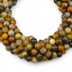 Bumble Bee Jasper Round 6mm 8mm-0