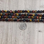 3-Color Tiger Eye AA Nugget Strands-2