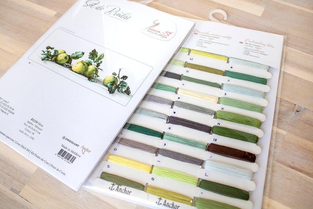 Still Life with apples B2259L Counted Cross-Stitch Kit-2